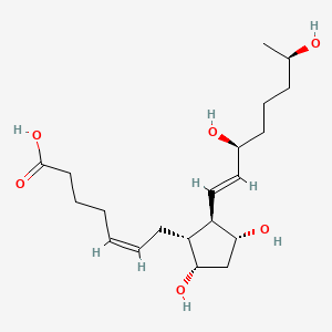 Chemical structure of 19(R)-hydroxy Prostaglandin F2α