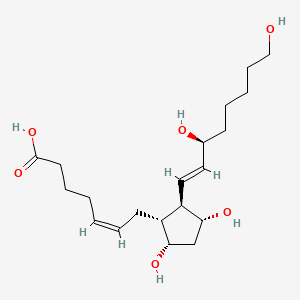 Chemical structure of 20-hydroxy Prostaglandin F2α