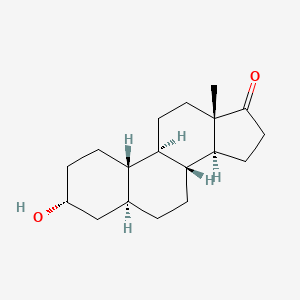 Chemical structure of 19-Norandrosterone