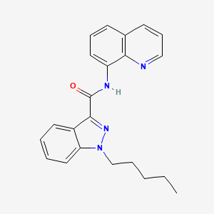 Chemical structure of THJ