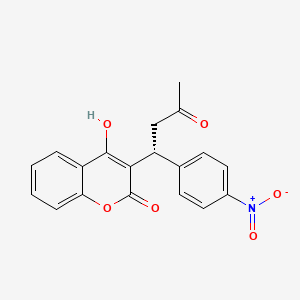 Chemical structure of (R)-Acenocoumarol