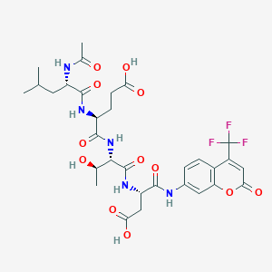 Chemical structure of Ac-LETD-AFC