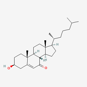 Chemical structure of 7-Ketocholesterol