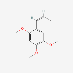 Chemical structure of β-Asarone