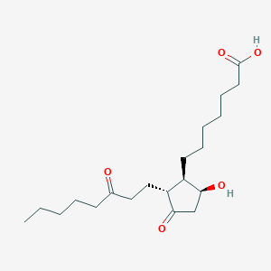 Chemical structure of 13,14-dihydro-15-keto Prostaglandin D1