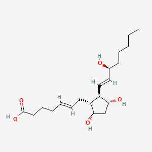 Chemical structure of 5-trans-PGF2alpha