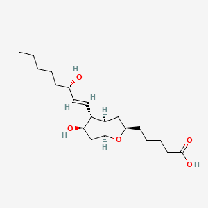 Chemical structure of 6α-Prostaglandin I1