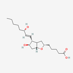 Chemical structure of 6β-Prostaglandin I1