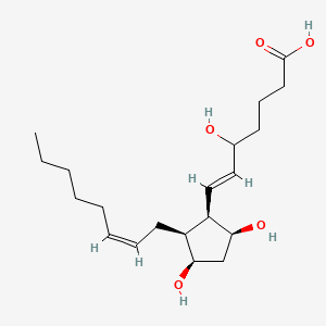 Chemical structure of 8,12-iso-iPF2α-VI