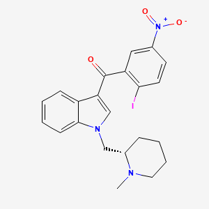 Chemical structure of (S)-AM1241