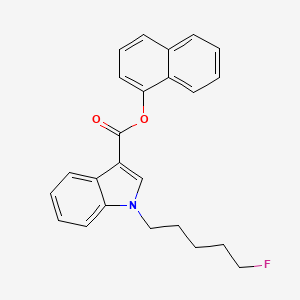 Chemical structure of AM2201 5-hydroxyindole metabolite