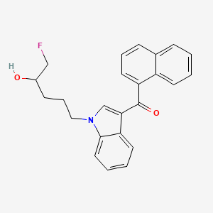 Chemical structure of AM2201 N-(4-hydroxypentyl) metabolite