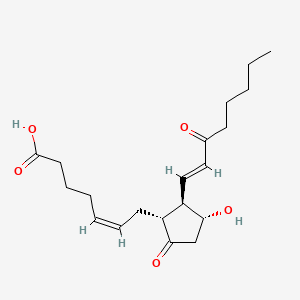 Chemical structure of 15-Keto-PGE2