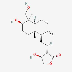 Chemical structure of 19(R)-hydroxy Prostaglandin B2