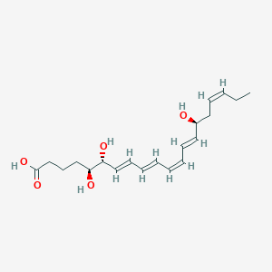 Chemical structure of Lipoxin A5