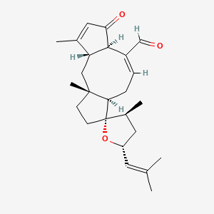 Chemical structure of Anhydroepiophiobolin A
