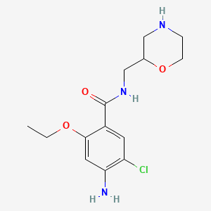 Chemical structure of Des-4-fluorobenzyl Mosapride