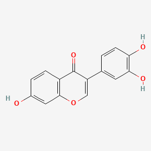 Chemical structure of 3',4',7-Trihydroxyisoflavone