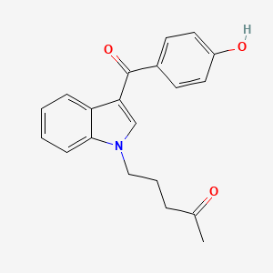 Chemical structure of RCS-4 M11 metabolite