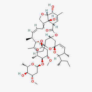 Chemical structure of 2-epi-Abamectin