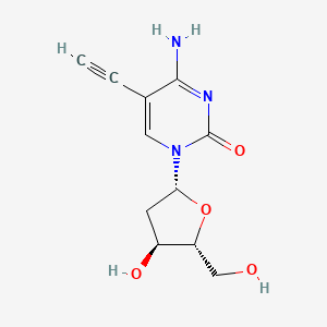Chemical structure of 5-Ethynyl-2'-deoxycytidine