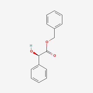 Chemical structure of (R)-benzyl Mandelate