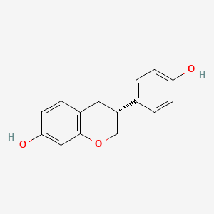 Chemical structure of (R)-Equol