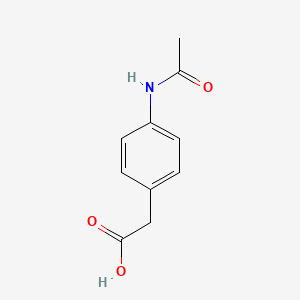 Chemical structure of Actarit