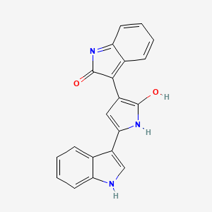 Chemical structure of Deoxyviolacein