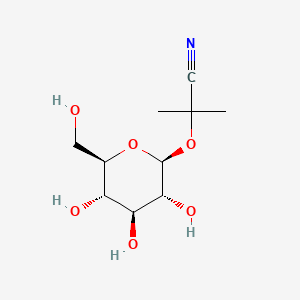 Chemical structure of Linamarin