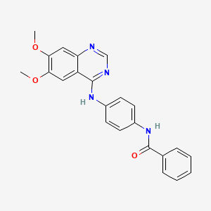 Chemical structure of Aurora Kinase Inhibitor II