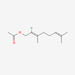 Chemical structure of Geranyl Acetate