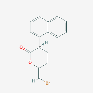 Chemical structure of (R)-Bromoenol lactone