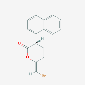 Chemical structure of (S)-Bromoenol lactone