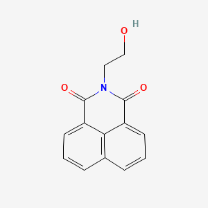 Chemical structure of 2-Naphthalimidoethyl alcohol