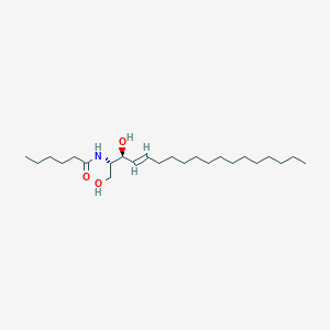 Chemical structure of C6 L-threo Ceramide (d18:1/6:0)