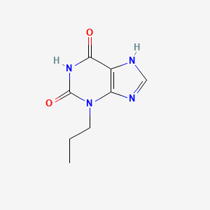 Chemical structure of Enprofylline