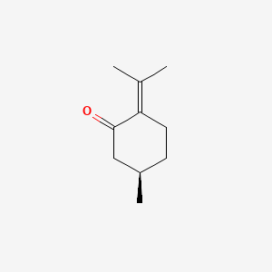 Chemical structure of (R)-(+)-Pulegone