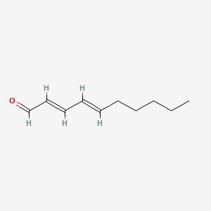 Chemical structure of DDA