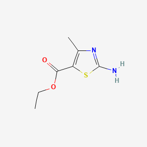 Chemical structure of Ethyl 2-amino-4-methylthiazole-5-carboxylate