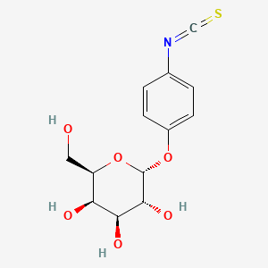 Chemical structure of α-D-Galactopyranosylphenyl isothiocyanate