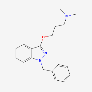 Chemical structure of Benzydamine