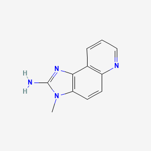 Chemical structure of 2-Amino-3-methylimidazo[4,5-f]quinoline