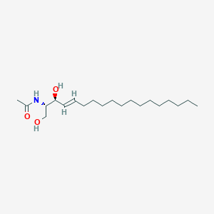 Chemical structure of C2 L-threo Ceramide (d18:1/2:0)