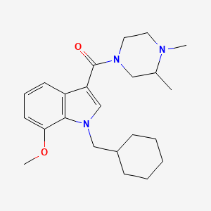 Chemical structure of (±)-ORG 28611