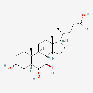 Chemical structure of ω-Muricholic Acid