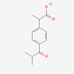 Chemical structure of 1-oxo Ibuprofen