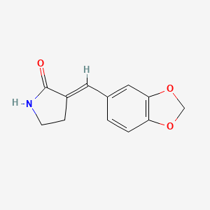 Chemical structure of Heat Shock Protein Inhibitor II