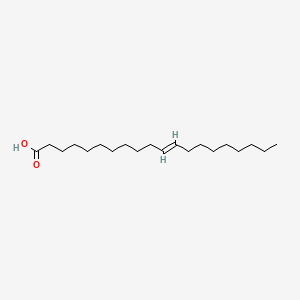Chemical structure of 11-Eicosenoic Acid