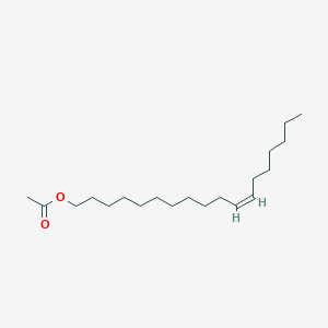 Chemical structure of cis-Vaccenyl acetate